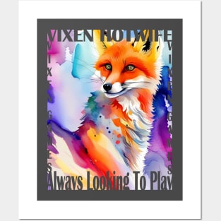 Vixen Hotwife looking To Play Posters and Art